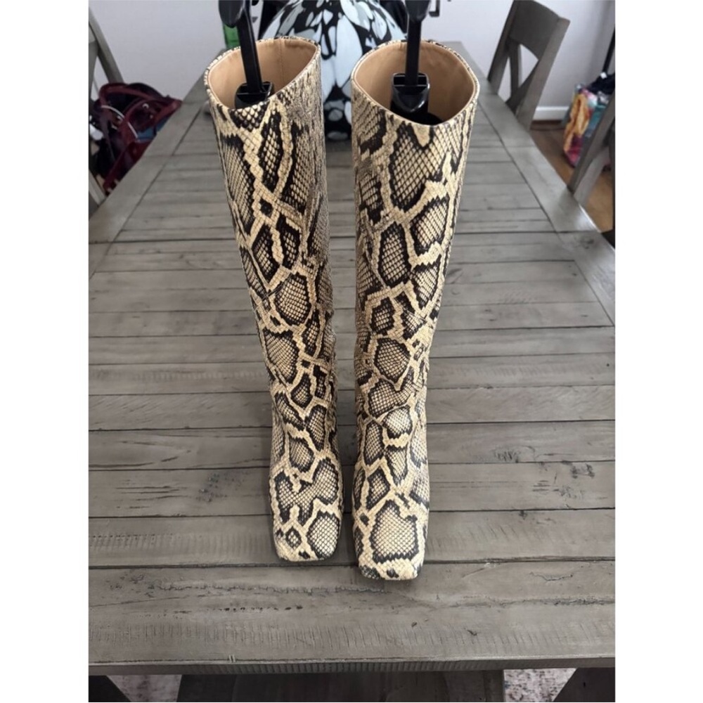 Dear Frances Verona Snakeskin Boots